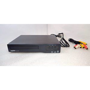 SANYO Dvd Player 120V 60hz Reproductor FWDP105F Tested Working w/ 3 RCA AV Cable